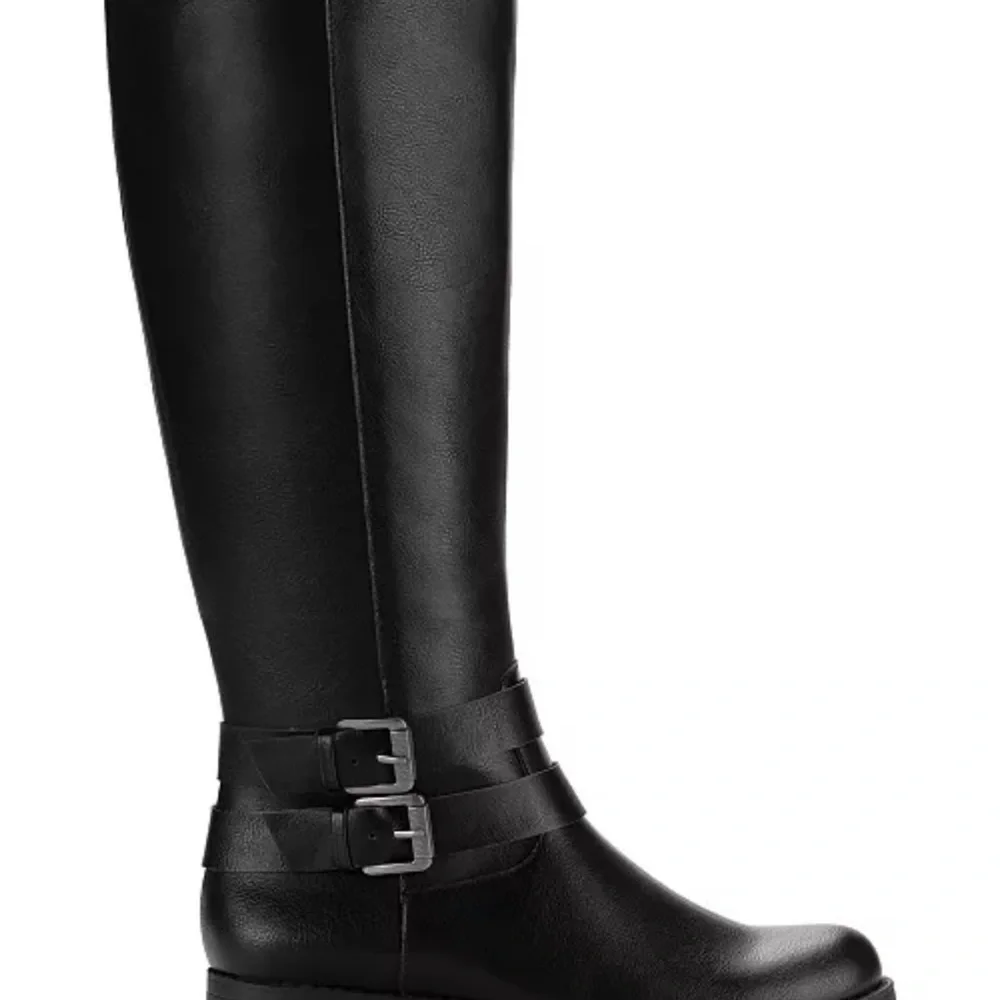 NWT Style & Co Women's Maliaa Wide-Calf Buckled Riding Boots